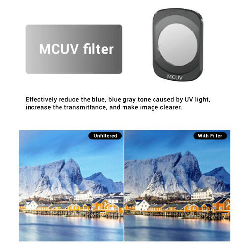 OSMO POCKET 3 MC UV Filter Aluminium Glas 2