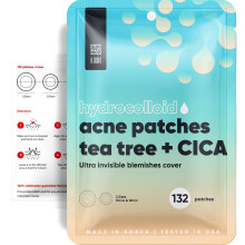 LE GUSHE K-BEAUTY Pimple Patches for Face (132 dots) - Hydrocolloid Acne Patch for Zits and Blemishes - Invisible Blemish Patches | Spot Cover