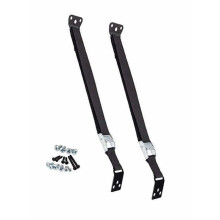 Anti-Tip Furniture and Flat Screen TV Safety Strap | Heavy-Duty Webbing | Metal Buckle | No Plastic Parts | 2 Pk/Black by Safety Innovations