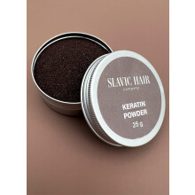 25 g Italian Keratin Powder for Hot Hair Extensions (Dark Brown) Keratin Granules for Hair Extensions, Keratin Glue for Hair Extensions, Keratin Glue
