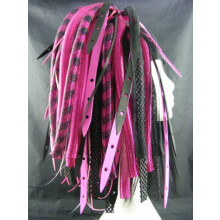 CyberloxShop PinkWeb Cyberlox Falls Pink Black Cyber Clubwear Dreads Goth Extensions