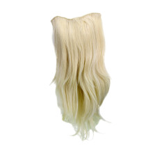 WIG ME UP - H9505 Clip-In Hairpiece With 7 Clips, 3/4 Wig 60 cm Long, Straight, Hair Extension platinum blondr