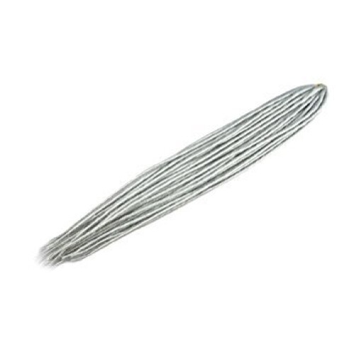 Elysee Star Dreads #60 Silver Blonde Dreadlocks Double Ended Synthetic Dread