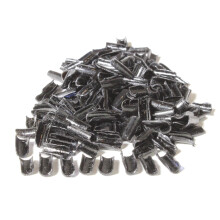 hair2heart Keratin replacement bondings for extensions - Black Nuggets, Rebonds for hair extensions - 100 pieces, durable and reliable in application