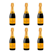 Veuve Clicquot Yellow Label Brut Champagne 37.5cl - Pack of 6 | 12% ABV