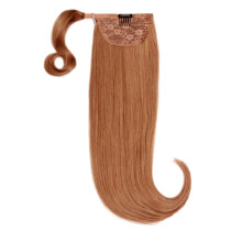 Luxury Gold 22'' 120g Human Hair Pony -26/30 Mixed Auburn