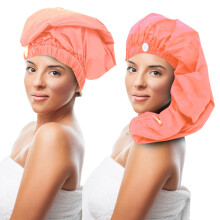 The OG Shower Cap - Pink large shower cap for Long Hair, Braids, Dreadlocks and Hair Extensions - Waterproof, Washable, Reusable Hair Accessories for