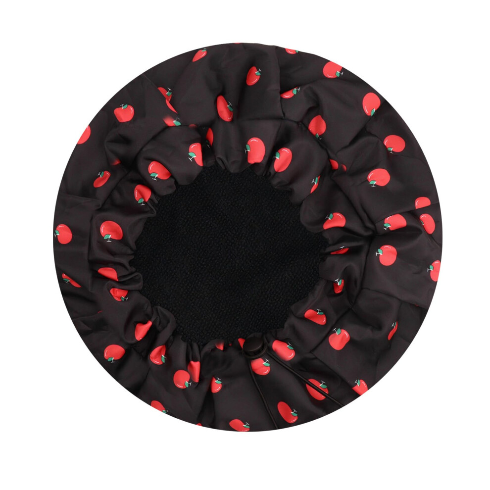 Shower Cap,Adjustable Large Shower Cap for Women,Cloth Lined EVA Exterior Reusable Double Layer Waterproof,for All Hair Lengths, Hotel Travel-image-OPC-PRFNXWR-NEW