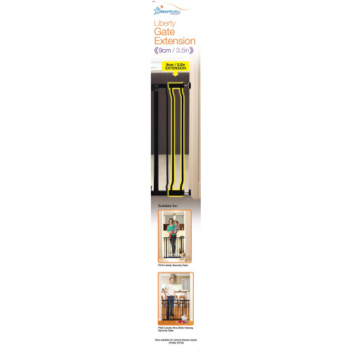 Dreambaby Liberty Gate Extension, 9 cm, Black, 96 None 2