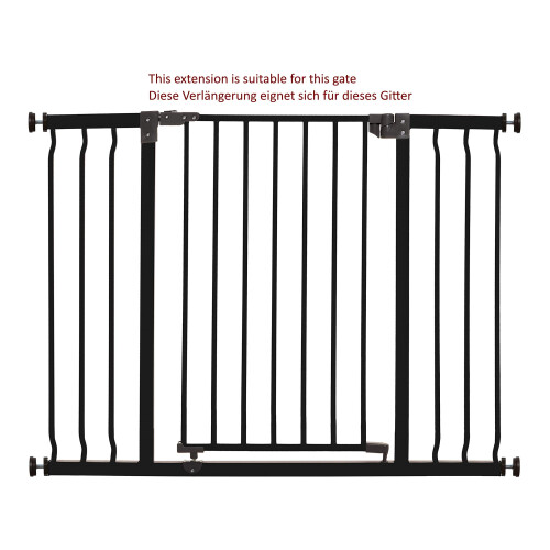 Dreambaby Liberty Gate Extension, 27 cm, Black 2