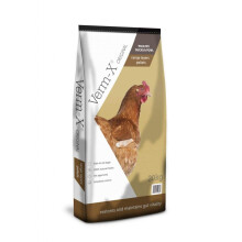 Copdock Mill Range Layers Pellets with Verm-X Chicken Feed 20kg - Premium Quality Complete Feed for Poultry - 100% Natural Mix to Aid Digestion and P