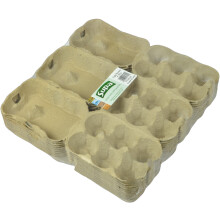 Supa Half Dozen Egg Boxes x 30-Pieces, Traditional Fibre Egg Box, 100% Recyclable and Biodegradable. Packs are Designed to Take Chicken Eggs from Sma