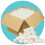 Triplast White ECO Packing Peanuts (5 Cubic Ft) - Corn Starch Based, Compostable, Biodegradable & Water-Soluble - Use as Loose Fill, Void Fill, Packi 1