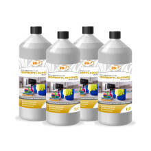 Filo Isopropyl Alcohol 99.9% IPA 4x 1L | High-purity Rubbing Alcohol for Cleaning & Degreasing | Isopropanol Cleaning Alcohol Disinfecting Ideal for