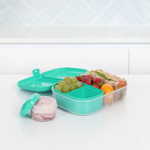 Sistema Sistema to Go 3 Compartment Polypropylene Lunch Box 2