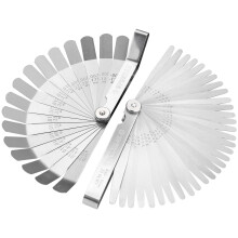 Spurtar Feeler Gauges Set, 32 Blades Tapered and 16 Blades Offset