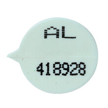 GoSecure Security Seals Numbered Round White (Pack of 500) WSealNO,