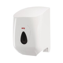 Jantex Centrefeed Roll Paper Towel Blue Roll Dispenser, White, Size: 350(H) x 230(W) x 235(D)mm - Fits DL921, DL920, CF970, GD834 & GD833 - Max Roll