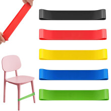 TRKETK 5 Pieces Stretchy Chair Band for Kids, Colorful Chair Fidget Bands Flexible Seating Straps for Kids Bouncy Stress Bands Sensory Chair Bands Fi