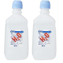 Baxter UKF7114 Single Sterile Water, 1 Litre (Pack of 2)