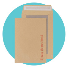 Triplast 10 x A5 C5 Manilla Hard Board Back Envelopes (229x162mm) - Cardboard Ba