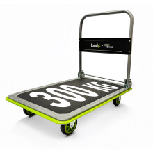 Loadit 300kg Foldable Trolley | ISO & TUV GS Certified | Heavy-Duty Fold-Away Hand Sack Platform Truck Trolley Cart Pulley on wheels