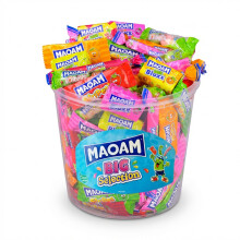 Maoam Big Selection 1140g Tub Fruit Chews Individually Wrapped Party Sweets