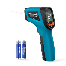 Tilswall Infrared Thermometer Non-Contact Digital Laser Temperature Gun, -50~600 (-58~1112) with Adjustable Emissivity, High/Low Temperature Alar
