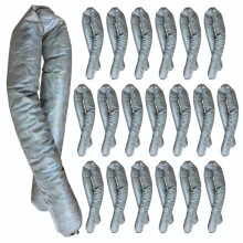Grey Maintenance Absorbent Sock - General Purpose Spills 1.2 Metre (20 Pack) 1.2M x 76MM Spun Bound, Absorbs Non-Aggressive Oil and Water Based Fluid