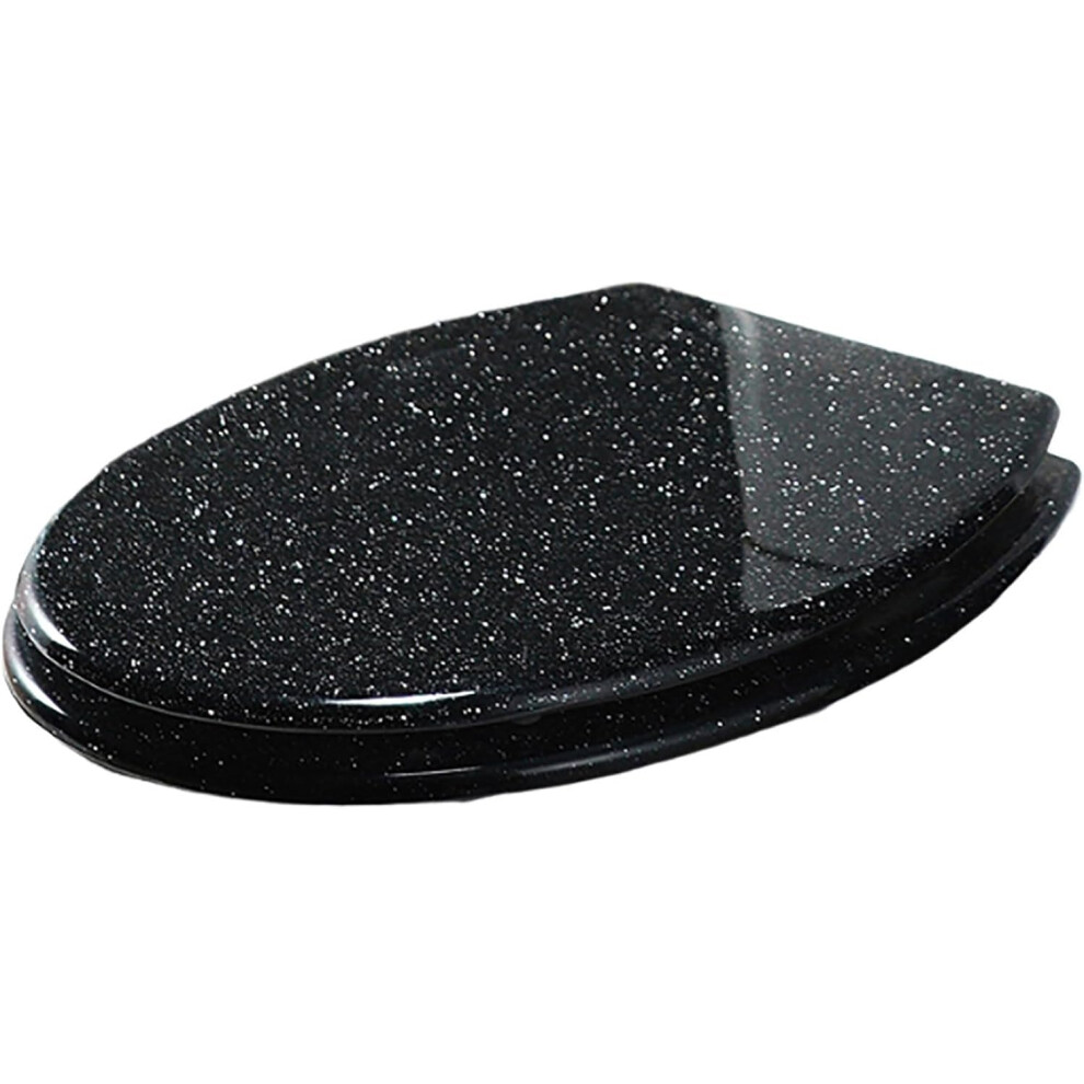 Soft Close Resin Toilet Seat With Slow Close Lid, Scratch Resistant, Quick Release And Adjustable Hinges 9771547176244
