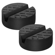 URAQT Car Jack Pad, Universal Floor Jack Rubber Pad, Slotted Trolley Jacking Blocks Adapter, Pinch Weld Side Frame Rail Protector for Trolley Jack, V