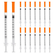 100pcs/pack, 1ml Dispensing Measuring Tool with 30G (13mm long), Multiple Uses Laboratory Accessories, Individually Wrapped