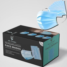 DUZZBEE Disposable Face Masks | Breathable Design | Elastic Earloops | Mouth and Nose Coverage | Versatile Use | Three-Ply Protection | Soft & Comfor