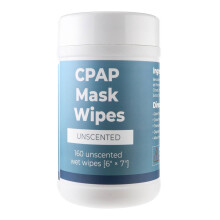CPAP Mask Wipes Unscented Canister Cleaning Wipes 160 Count Alcohol Free CPAP Cleaner for Nasal Mask Cushion and Devices