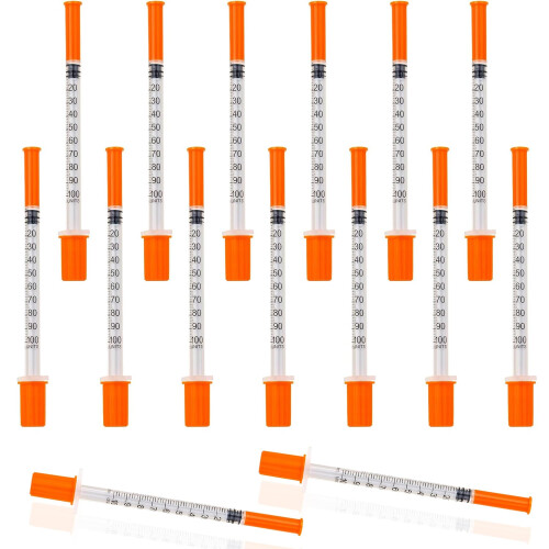 20 Pack 1ml Dispensing Measuring Tools, 31G 6mm Individually Sealed Lab Accessories (20)