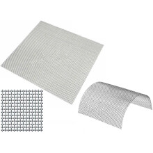 Vandicka 2 PCS Stainless Steel Wire Mesh Sheet - 15 x 15 cm Square Fine Metal Mesh - 20 Mesh Metal Wire Gauze - Rodent Proof Drain Cover Mesh Filter