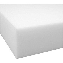 4everPrime WHITE Foam for Upholstery Extra Firm High-Density | Foam Cut to Size | Foam for Seating Sofa Seat Cushion Pads Stool Chair (16 x 24 x 1 in