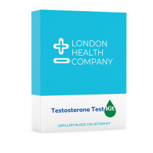 Testosterone Blood Test Kit. Male Hormone Testing. Laboratory Results