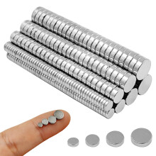 250 Pcs Small Strong Magnets, Tiny Thin Mini Magnets,100 Pcs 3X1mm, 50 Pcs 4x2mm, 50 Pcs 5x2mm, 50Pcs 6x2mm, Round Small Magnet, for Crafts, Whiteboa