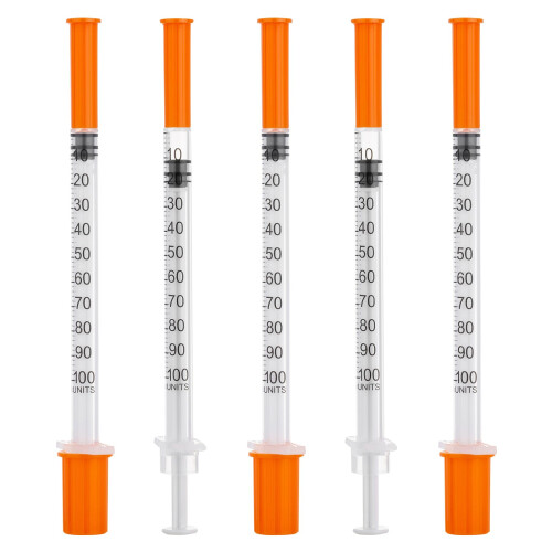 100pcs/pack, 1ml 31g 8mm Dispensing Measuring Tool, Multiple Uses Laboratory Accessories, Individually Wrapped