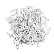 200 Stück Bilderrahmen für die Wand, Metall-Bilderrahmen-Rückplatten, silberfarben, für Hausbesitzer