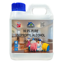 Isopropyl Alcohol 99.9% Pure | Lab Grade IPA | 1 Litre | Rubbing Alcohol for Cleaning and Disinfecting | Solvent for Electronics, Windows, Glass, App
