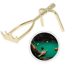 Worgeous Portable Pool Bridges Professional Billiard Bridges Rust-proof Snooker Bridges Billiard Cue Cross Rack