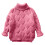 Kids' Solid Color Sweater, Warm Fall Winter Top, Hot Pink, 1