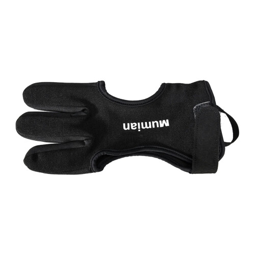 Luvas de arco e flecha em couro, 3 dedos, para jovens e adultos.