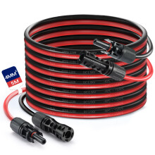 Solar Panel Extension Cable,5m 4mm² Solar Extension Cable IP68 Waterproof 12AWG Solar Cable with Female and Male Connectors,Solar Panels Photovoltaic