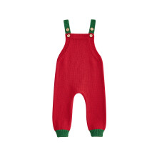(6-9 Months, Red) Combinaison bébé sans pour nouveau-nés.