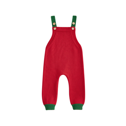 (6-9 Months, Red) Μωρουδιακή ολόσωμη φόρμα χαριτωμένα ρούχα.