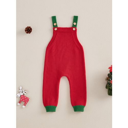 (6-9 Months, Red) Μωρουδιακή ολόσωμη φόρμα χαριτωμένα ρούχα. 2