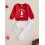 (12-18 Months, Red) Conjunto de Natal e Outono. 3
